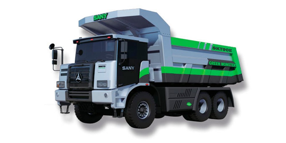 Sany Elektirikli kaya kamyonu